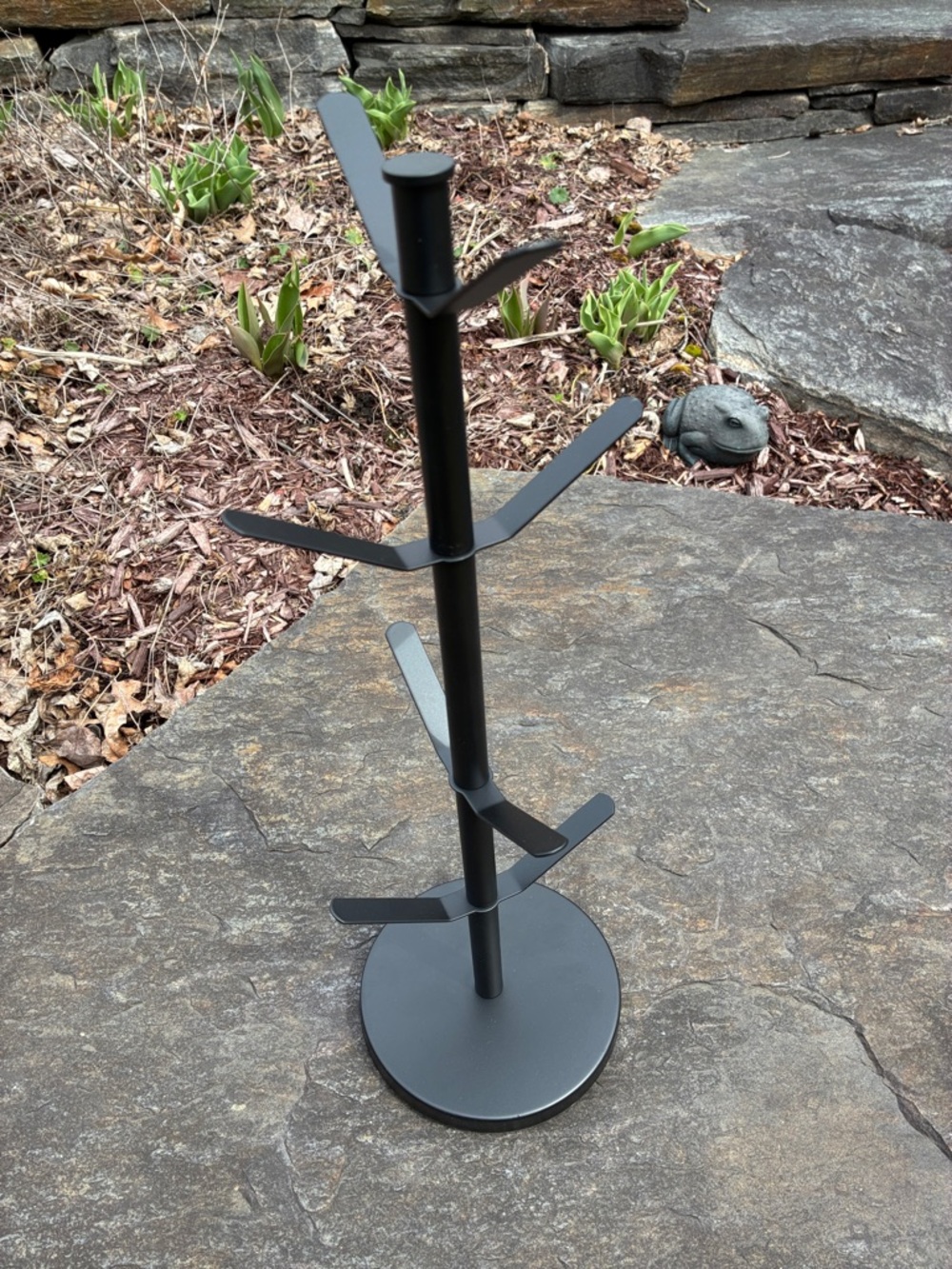 Versatile Black Multi-Tier Metal Mug Holder Tree (NWOT)